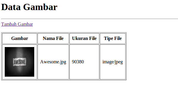 View - Cara Membuat Upload Gambar dengan PHP dan MySQL