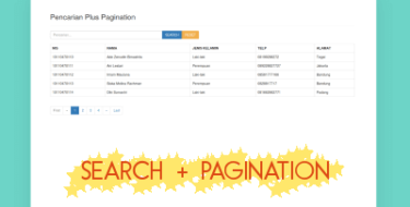 Cara Membuat Pencarian Plus Pagination Tanpa Refresh dengan PHP - My Notes Code