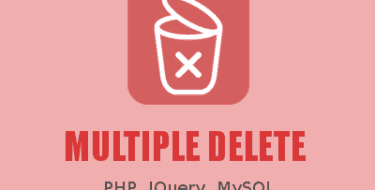 Cara Membuat Multiple Delete dengan Checkbox menggunakan PHP - My Notes Code