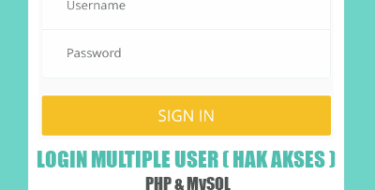 Cara Mudah Membuat Login Multi Level User dengan PHP dan MySQL - My Notes Code