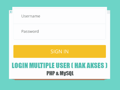 Cara Mudah Membuat Login Multi Level User dengan PHP dan MySQL img-responsive