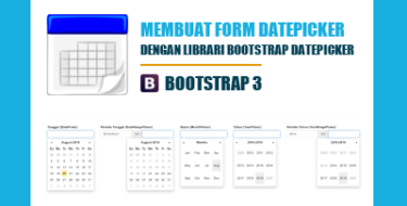 Cara Mudah Membuat Form Datepicker dengan Bootstrap 3 - My Notes Code