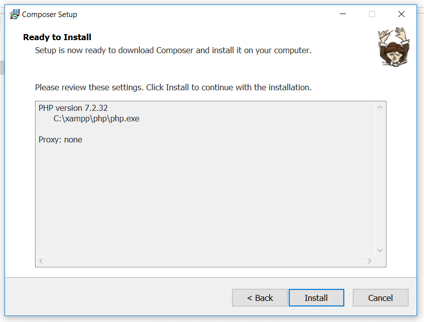 Instalasi Step 6 - Cara Mudah Install Composer di Windows